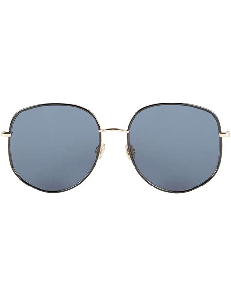 DiorByDior2 Shaded Brown to Blue Pilot Sunglasses